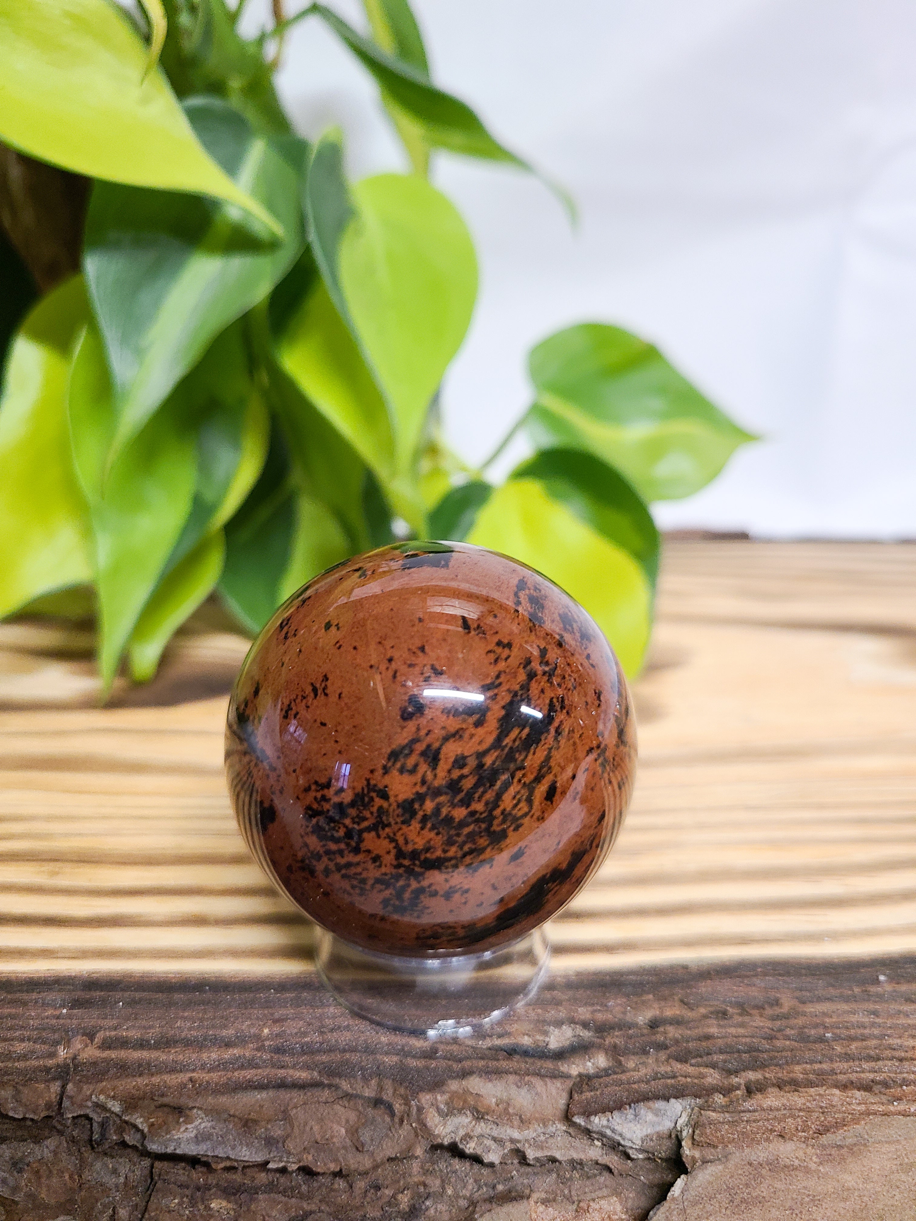 Mahogany Obsidian Sphere