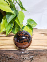 Load image into Gallery viewer, Mahogany Obsidian Sphere
