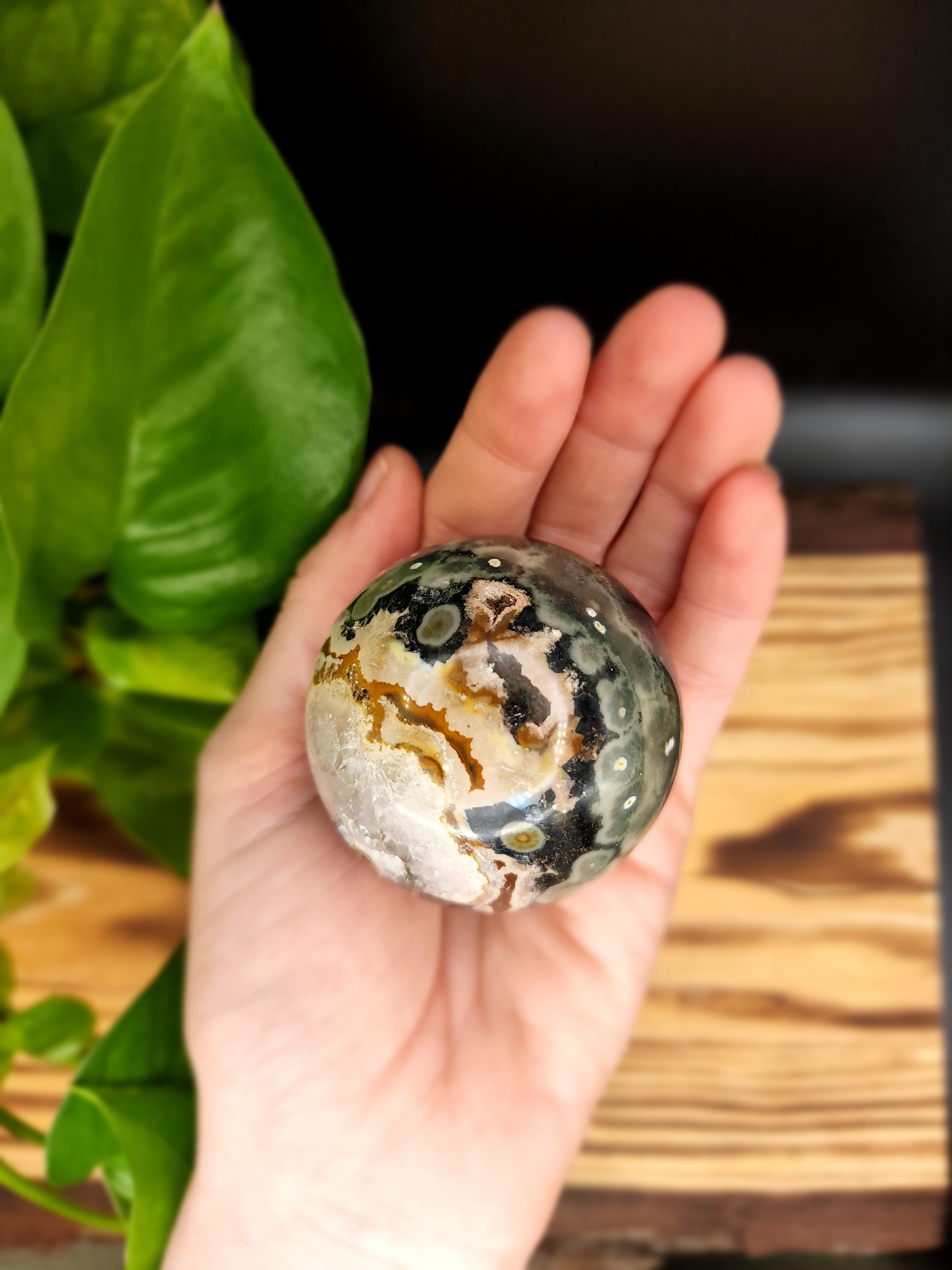 Ocean Jasper Sphere