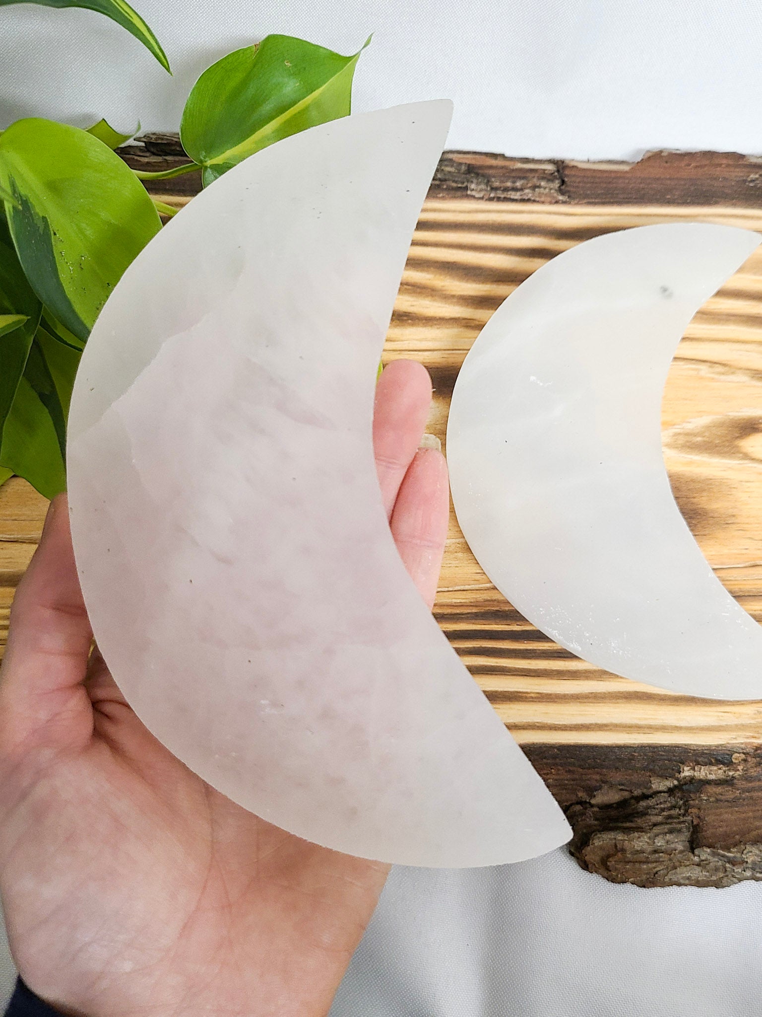 Large Selenite Moon